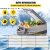 VEVOR 12 Volt Refrigerator 45L(48qt) Fast Cooling Portable Freezer with App Control(-4°F~68°F) Car Fridge with 12/24v DC & 110-240v AC for Travel