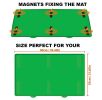 Silicone Griddle Mat Food Grade Silicone Grill Mat Protect the Top Surface from Insects 36 inch Green Color with Silicone Utensil Rest
