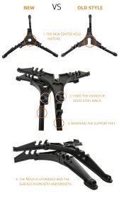 Universal base bracket for outdoor camping gas cans Folding triangular fixed gas can stabiliser