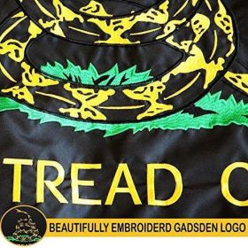 Don't Tread On Me Gadsden Grill Cover 30 inch Gas Grill Cover Waterproof UV Resistant BBQ Grill Cover Fits Most Brands of Grills