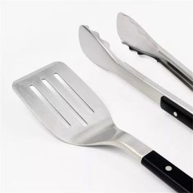 2pc Stainless Steel Grill Set Silver