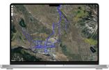 Mini GPS Tracker for Hiking with Exact Coordinates & Mileage Indicator