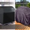 Black Grill Cover 30 inch Gas Grill Cover Waterproof UV Resistant BBQ Grill Cover Fits Most Brands of Grills