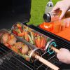BBQ Cage Stainless Steel Rolling Grilling Basket for Use Outdoor