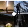 Rechargeable Portable Security Torch with LED Flashlight