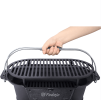 76292981 Small charcoal grill table cast iron frying pan, 100% high quality cast iron, exquisite craftsmanship, outdoor oval cast iron grill