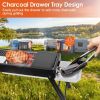 Portable Charcoal Grill for Backyard Camping Picnics Beach