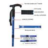 Four-Section Curved Handle Trekking Pole for Camping