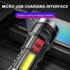 Portable Rechargeable LED Flashlight for Camping & Hiking
