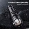 Portable LED Rechargeable Flashlight for Night Walking